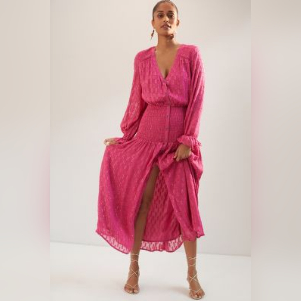 Anthropolgie Smocked Maxi Dress